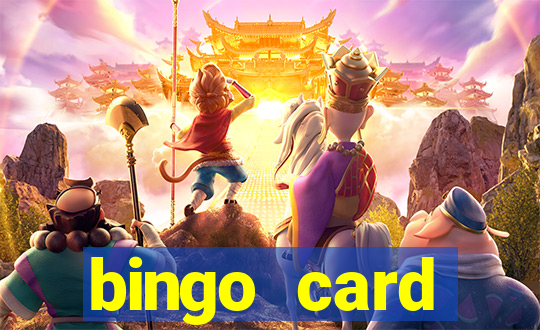 bingo card generator with pictures
